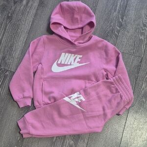 Nike Fuchsia Hoodie and Joggers Set